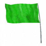 Флаг (зеленый) [деталь тюнинга] - №33746