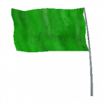 Флаг (т. зеленый) [деталь тюнинга] - №34535
