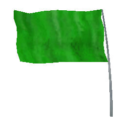 Флаг (т. зеленый) [деталь тюнинга] - №34535