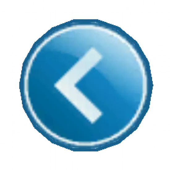 Круглая стрелка (синяя) [деталь тюнинга] - №75528