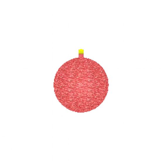 Новог. игрушка (красная) [деталь тюнинга] - №75602