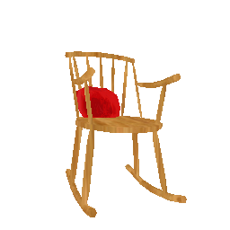 Кресло качалка (объект) - №33409
