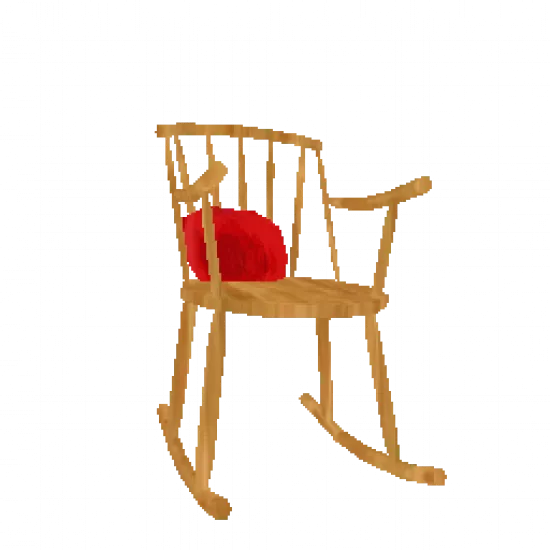 Кресло качалка (объект) - №33409