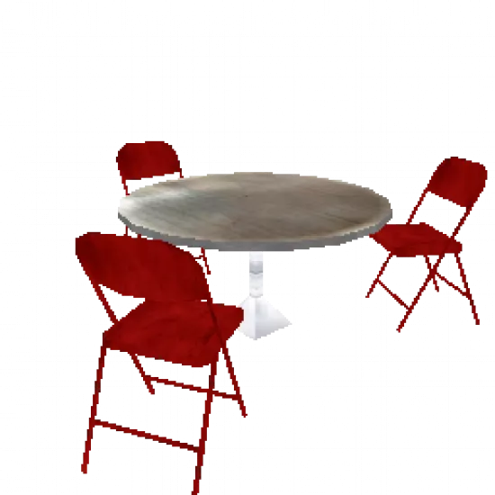 Стулья со столом 2 (объект) - №34190