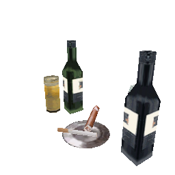 Бутылки с вином (объект) - №32514