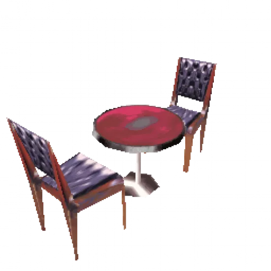 Два стула со столом (объект) - №32142