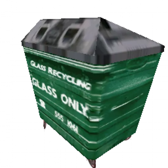 Большая зеленая мусорка - №75775