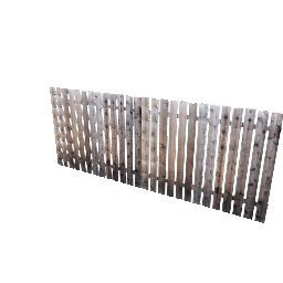Забор из мелких досок (объект) - №32932