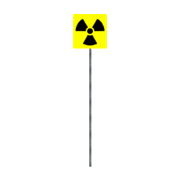 Щит знак радиация - №75742