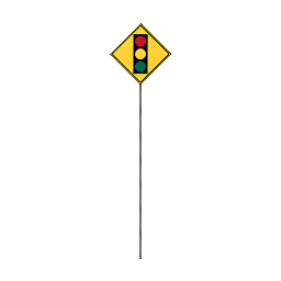 Щит знак светофор - №33637