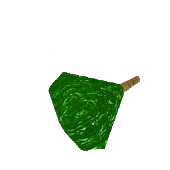 Зеленая новогодняя игрушка (объект) - №32155