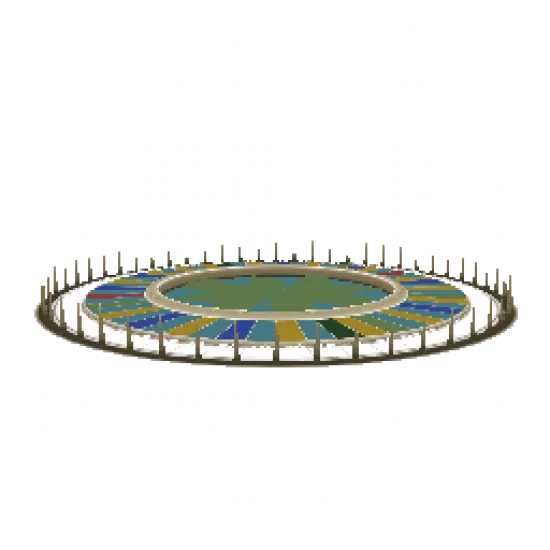 Черная шляпа с шипами - №34460