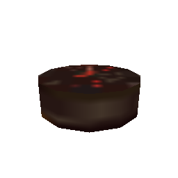 Черный праздничный торт (объект) - №32598