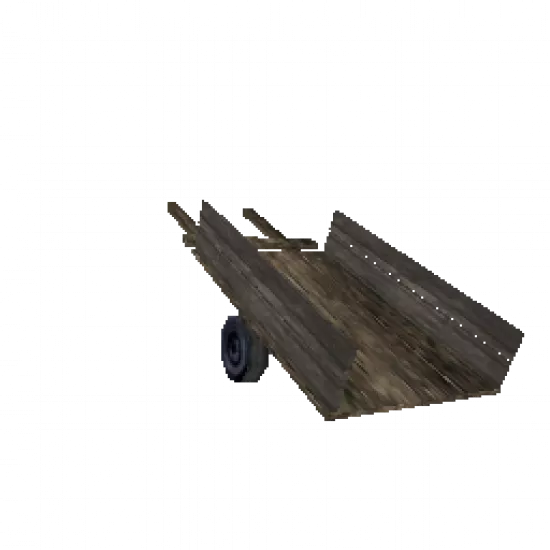 Деревянный прицеп - №75219