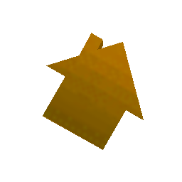 Значок оранжевого домика - №75461