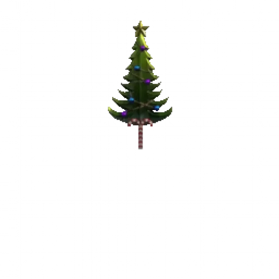 Наряженная ёлка на спине - №32116