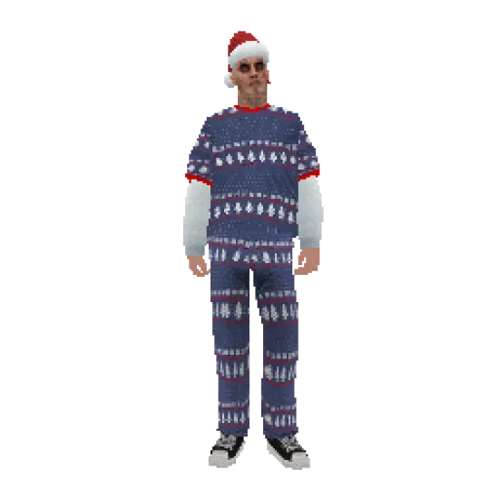 Скин: Новогодний бомж #5 (ID: 457) - №73416