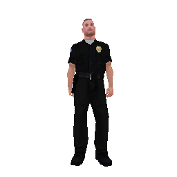 Скин: Officer Eddie Pulaski (ID: 266) - №75928
