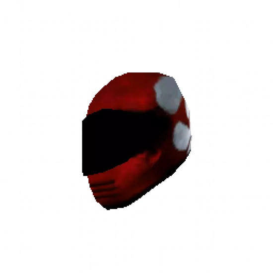 Мотошлем (красно-белый) - №32951