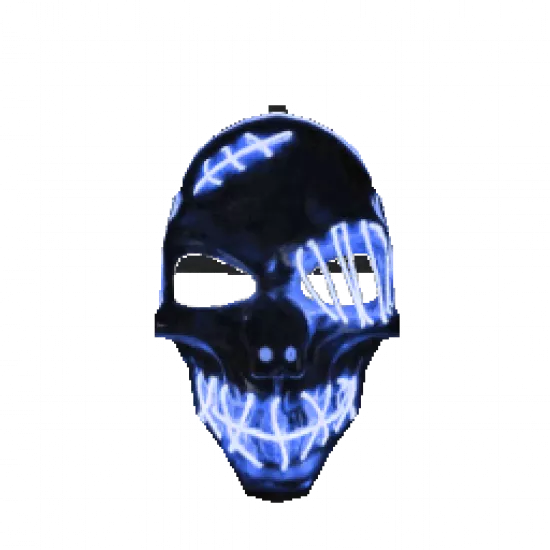 Неоновая маска маньяка - №34286