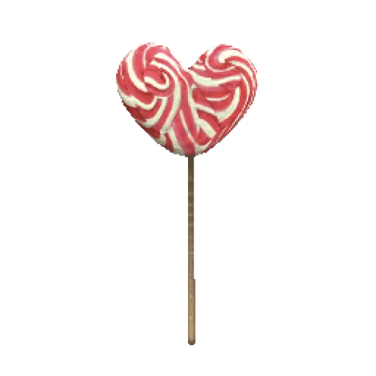 Леденец в виде сердца на спину - №31684