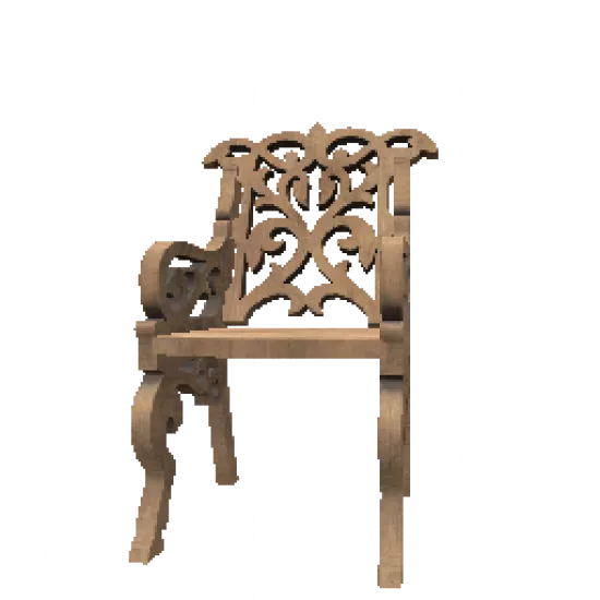 Объект: Деревянное кресло - №31409