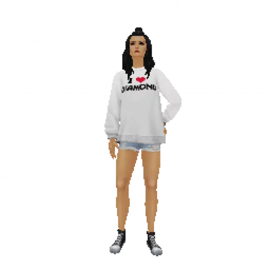 Скин: Diamond Girl (ID: 750) - №73158