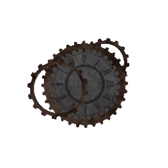 Анимированные часы на спину - №73187