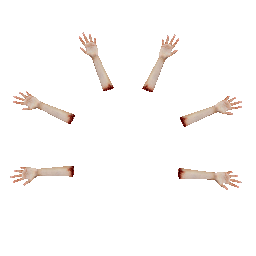 Анимированные кровавые руки - №74965