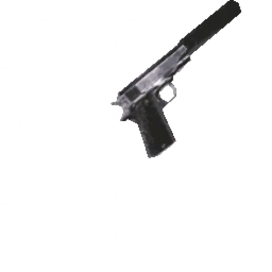 Пистолет с глушителем - №74948