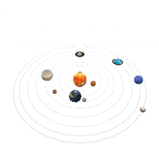 Анимированная солнечная система - №77961