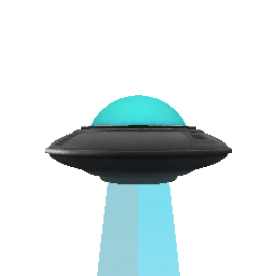 Объект: Анимированная летающая тарелка - №78037