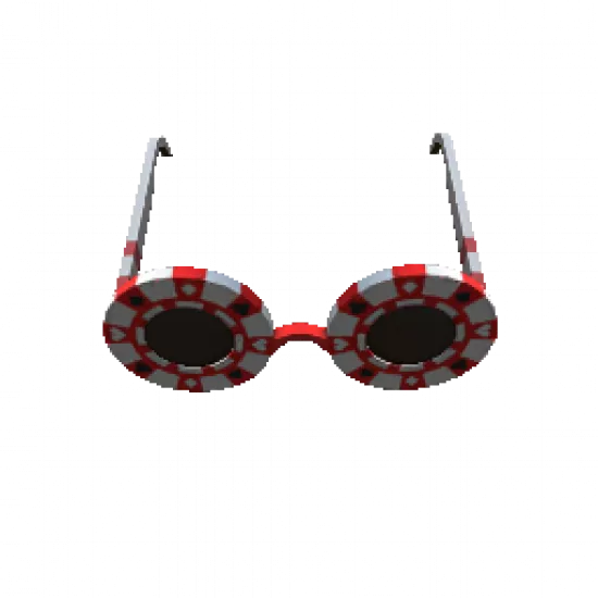 Очки в виде фишек - №78551