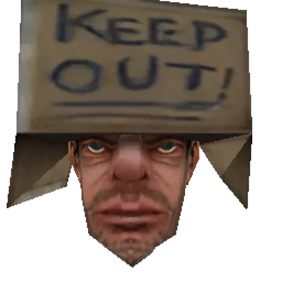 Маска бомжа 1 - №80116