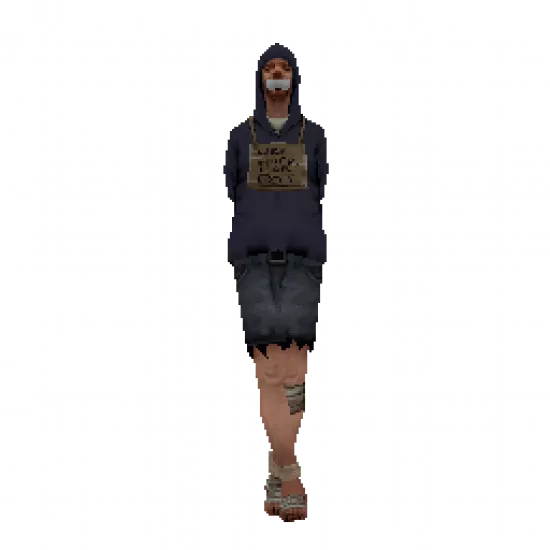 Связанный бомж 2 - №80209