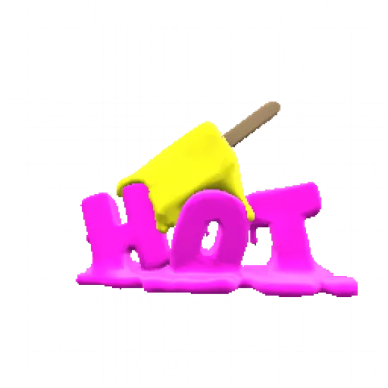 Объект: Надпись Горячо - №80106