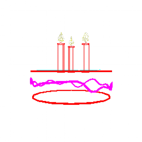 Неоновый торт - №80194