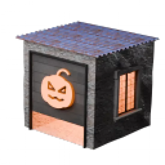 Чертеж Хэллоуинского Гаража 2 - №82082