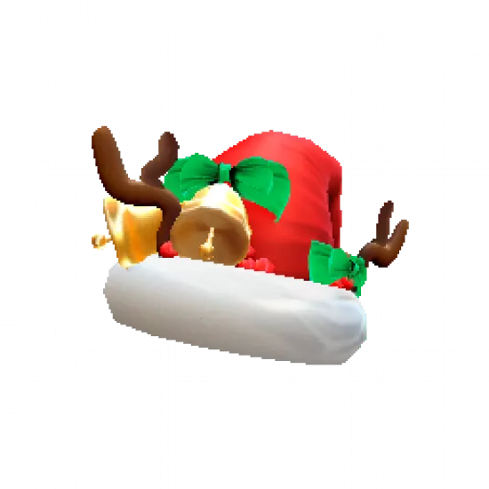 Новогодняя шапка с рожками - №83719