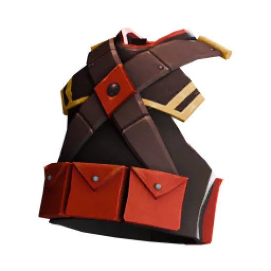 Красный бронежилет десантника - №87232