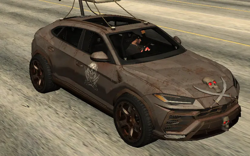 Lamborghini Urus Pirate #2, background, на Arizona RP