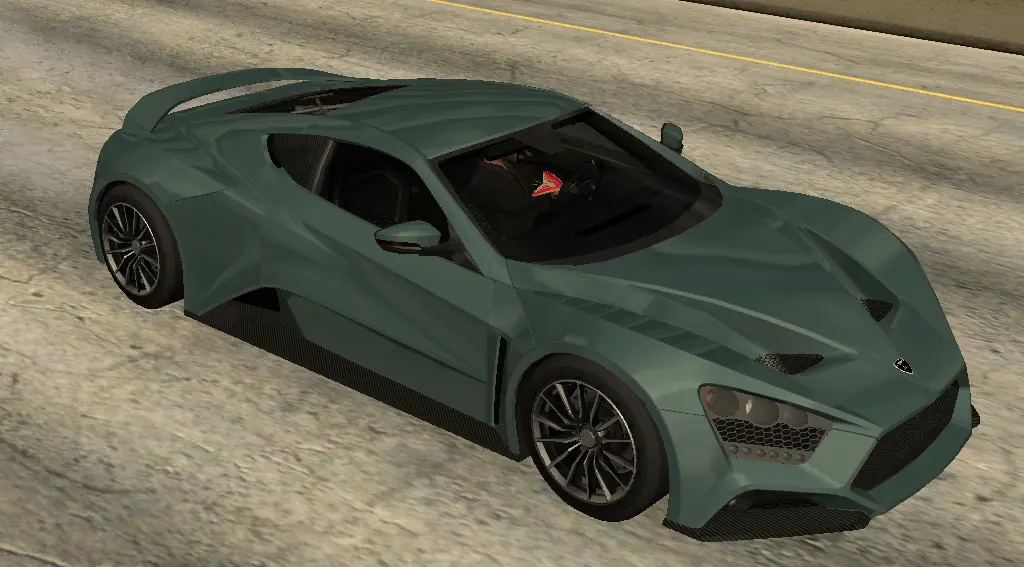 Zenvo ST1 #3, background, на Arizona RP
