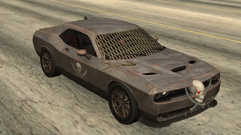 Dodge Challanger Pirate Edition #3, background, на Arizona RP