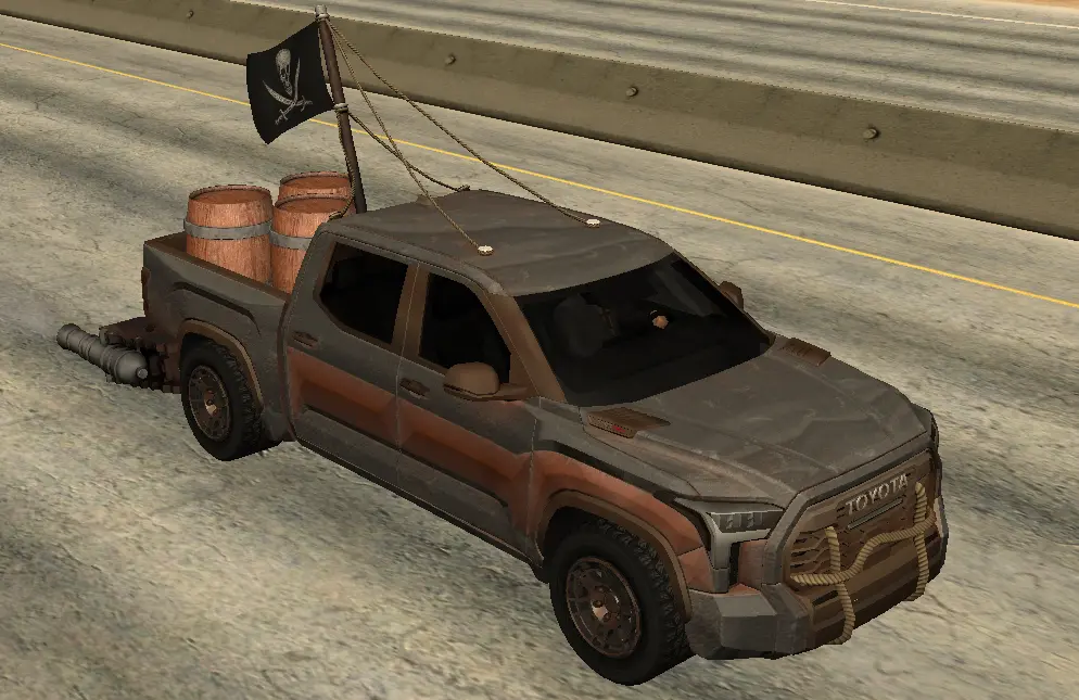 Toyota Tundra Pirate #3, background, на Arizona RP