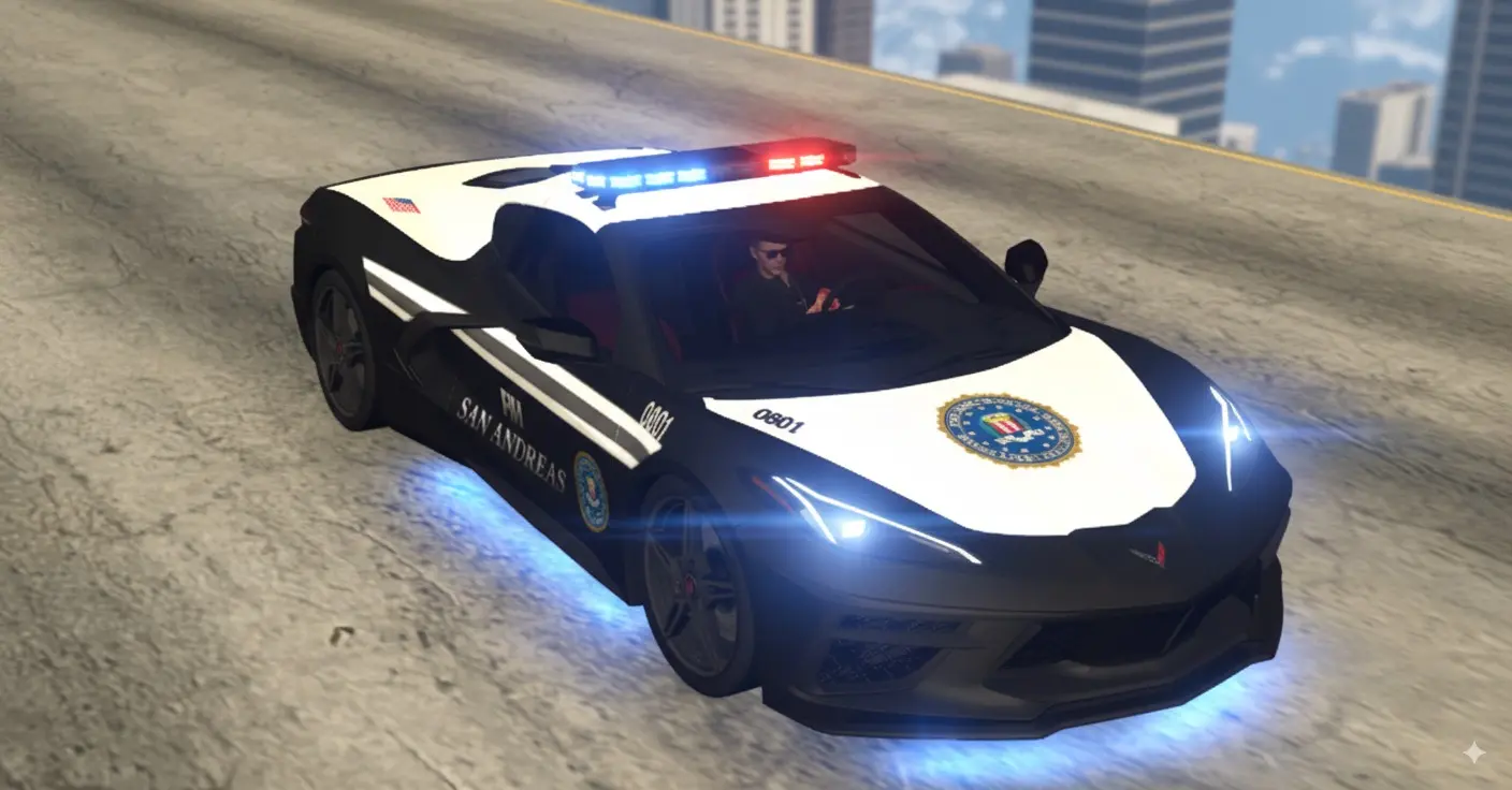 Фото транспорта FBI Corvette C8