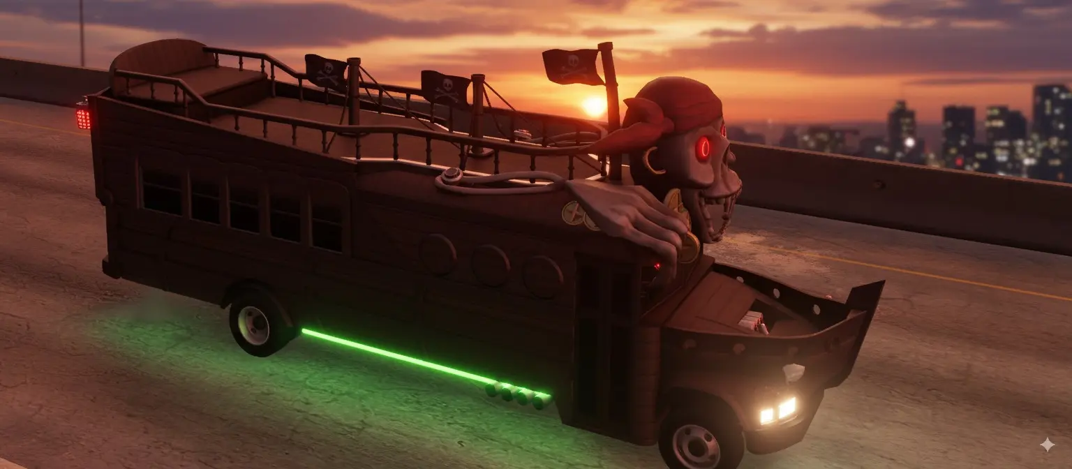 Фото транспорта Pirate School Bus