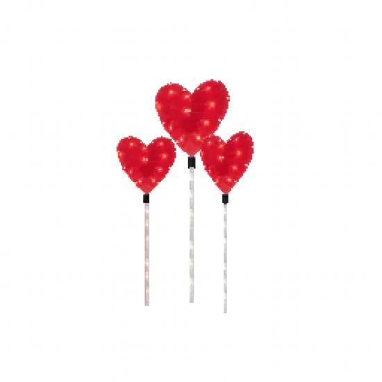 Объект: Три сердца на палке - №91627