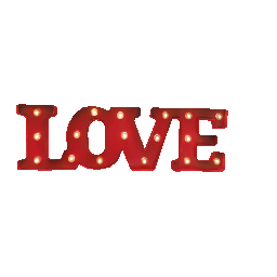 Объект: Вывеска 'LOVE' - №91626