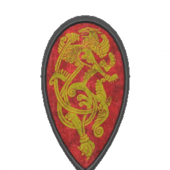 Щит миндалевидный 'Грифон' на спину - №91521