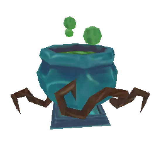 Объект: Анимированный хэллоуинский горшок - №92245